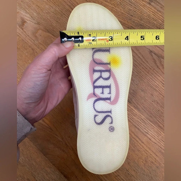 Aureus Women's Andrea  Chelsea Sneaker Pink Suede leather Ankle Boot Sz 7 - Picture 13 of 13